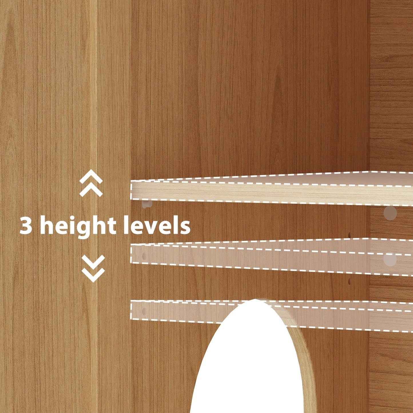 Cat Litter Box Enclosure Cat House Side Table Door Cabinet Bookcase