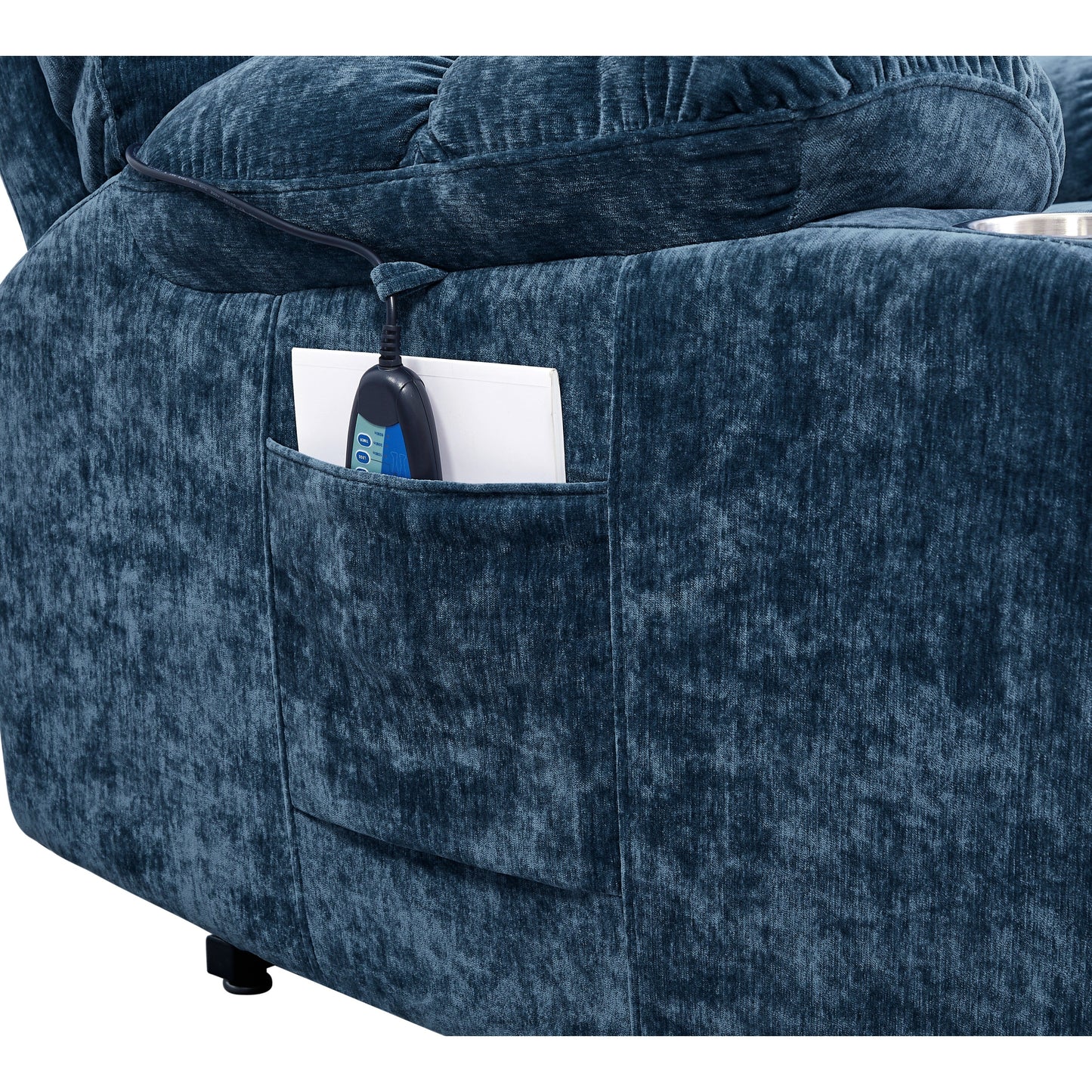 Dual OKIN Motor Lift Recliner for Seniors with Heating, Massage, 180¡ã Lay Flat, and Adjustable Backrest/Footrest