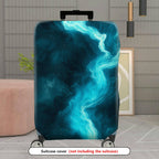 1-Piece Cosmic Mystic Nebula Abstract Artistic Starry  Suitcase Luggage Cover, Stretch Protective Sleeve