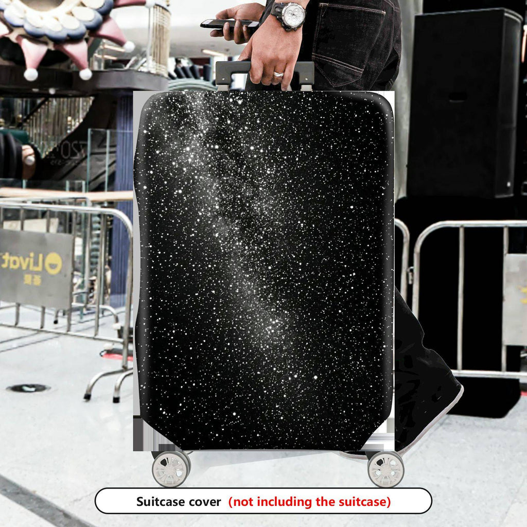 1-Piece Starry Night Galaxy Cosmic Space Astral Celestial  Suitcase Luggage Cover, Stretch Protective Sleeve