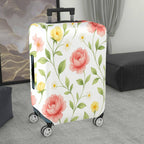 1-Piece Floral Spring Summer Vibrant Colorful Nature  Suitcase Luggage Cover, Stretch Protective Sleeve
