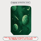 1-Piece Galaxy Space Planet Stars Moon Cosmic  Suitcase Luggage Cover, Stretch Protective Sleeve