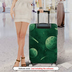 1-Piece Galaxy Space Planet Stars Moon Cosmic  Suitcase Luggage Cover, Stretch Protective Sleeve