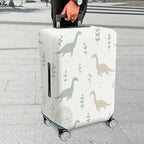 1-Piece Dinosaur Plant Nature Minimalist Cute Printed  Suitcase Luggage Cover, Stretch Protective Sleeve
