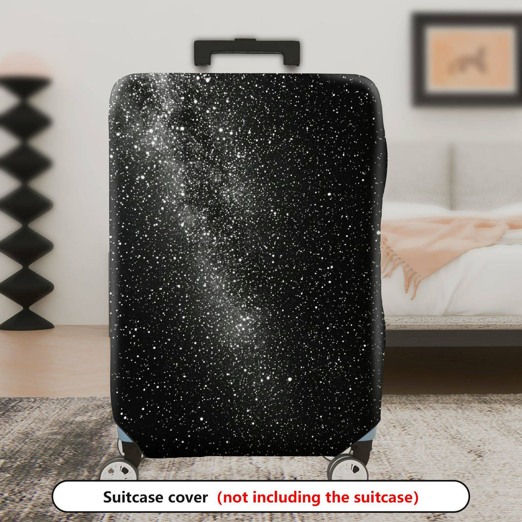 1-Piece Starry Night Galaxy Cosmic Space Astral Celestial  Suitcase Luggage Cover, Stretch Protective Sleeve