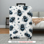 1-Piece Bee Insect Animal Pattern Nature Artistic Fun  Suitcase Luggage Cover, Stretch Protective Sleeve