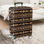 1-Piece Geometric Tribal Ethnic Aztec Pattern  Suitcase Luggage Cover, Stretch Protective Sleeve