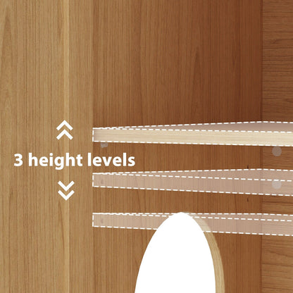 Cat Litter Box Enclosure Cat House Side Table Door Cabinet Bookcase