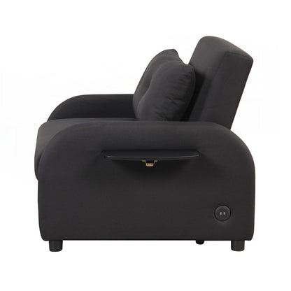 Pull Out Sofa Sleeper 3 in 1 with 2 Wing Table